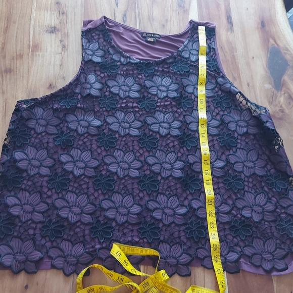 Love & Legend sleeveless embroidered top, plus size 4X - Picture 11 of 12